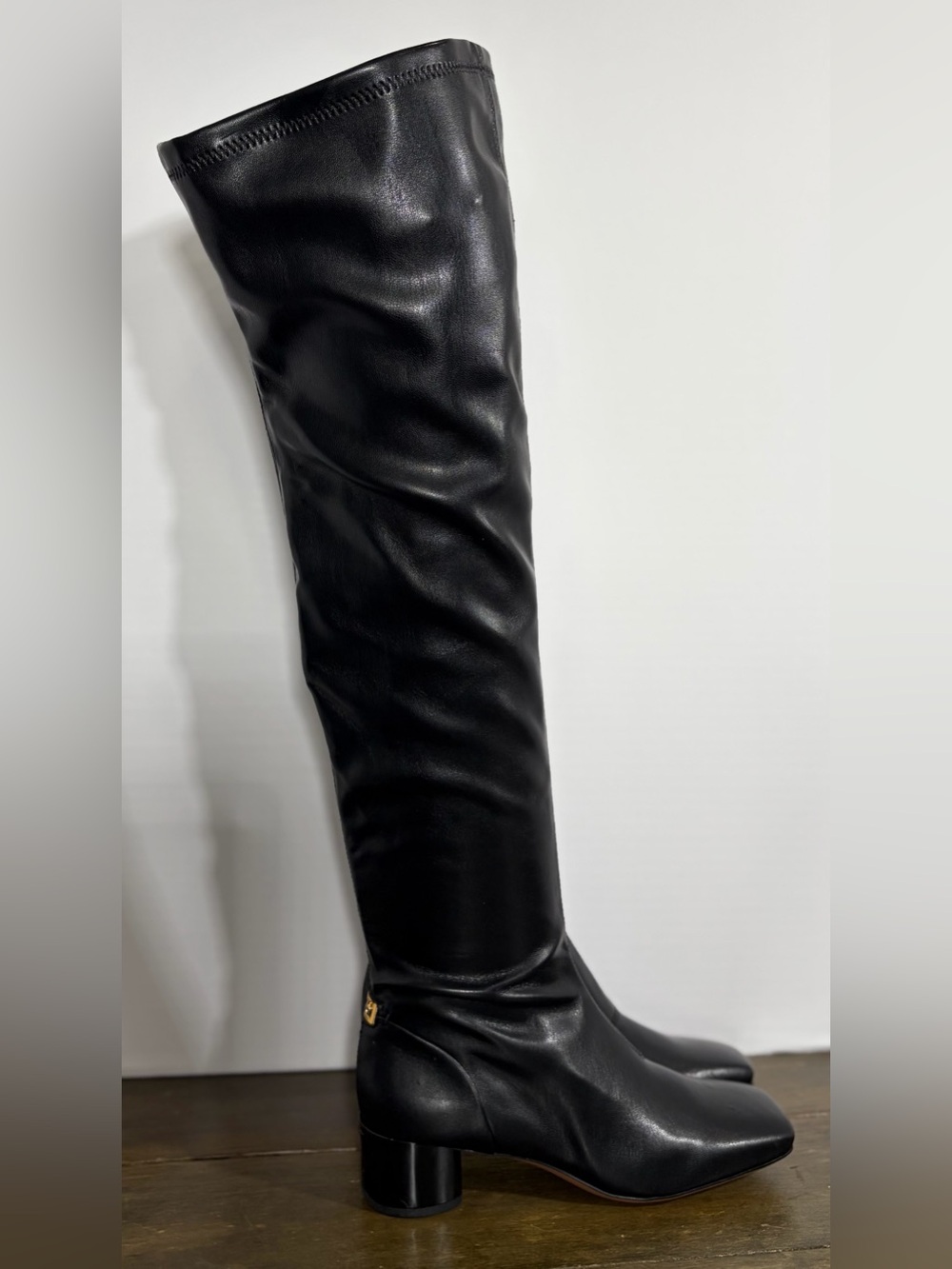 NEWFranco Sarto Women's Novara Over the Knee Square Toe Boots Size 5.5 - Picture 7 of 12